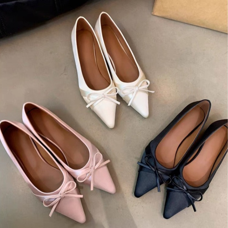 Espadrille Slip On - Sandalias Planas Casuales de Chifón con